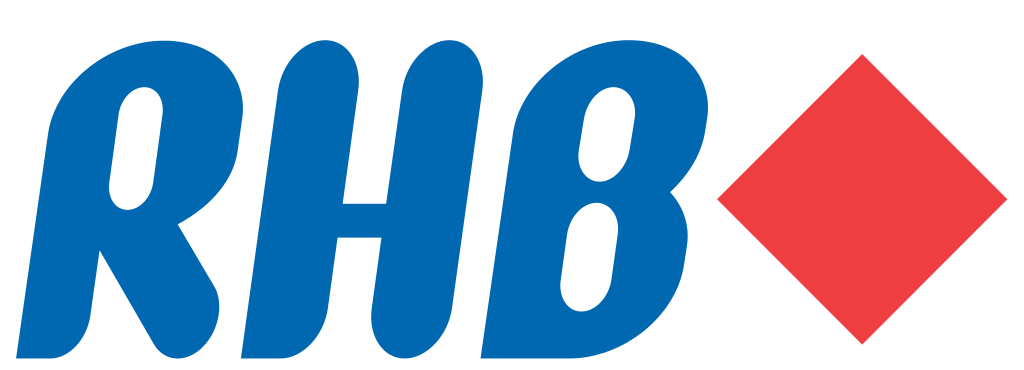 Official logo of RHB, trusted client of DotDash Technologies's IT solutions.